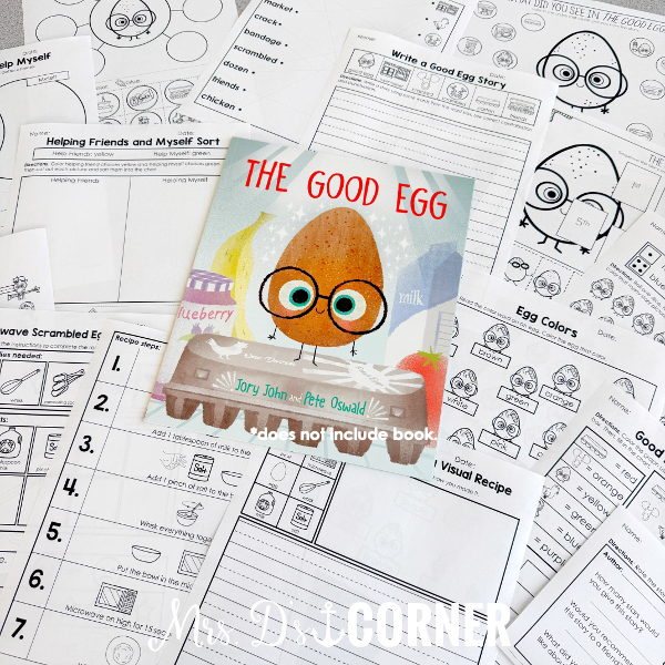 The Good Egg Book Companion | Jory John Story Extension Activities