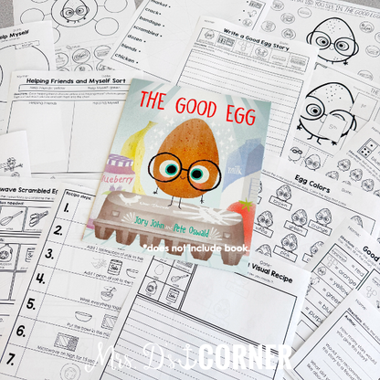 The Good Egg Book Companion | Jory John Story Extension Activities