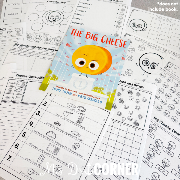 The Big Cheese Book Companion | Jory John Story Extension Activities