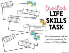 Load image into Gallery viewer, Addressing an Envelope Bundle | 8 Themed Life Skills Centers for How to Address an Envelope