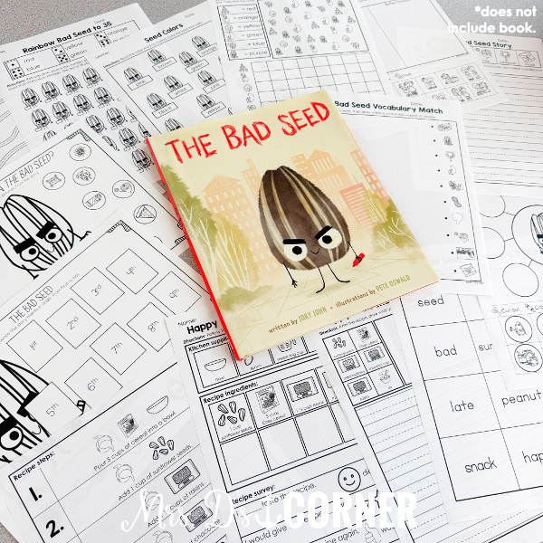 The Bad Seed Book Companion | Jory John Story Extension Activities