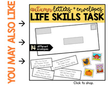 Load image into Gallery viewer, Addressing an Envelope | Winter Life Skills Center How to Address an Envelope