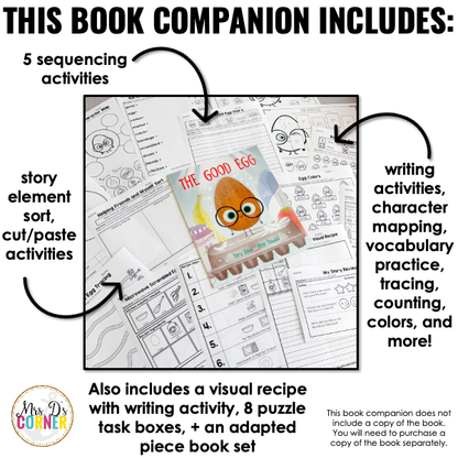 The Good Egg Book Companion | Jory John Story Extension Activities