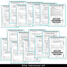 Load image into Gallery viewer, Behavior Management Strategy Ring | Printable Behavior Strategies for Special Ed