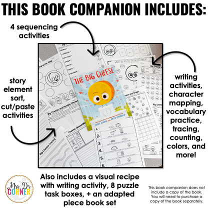 The Big Cheese Book Companion | Jory John Story Extension Activities