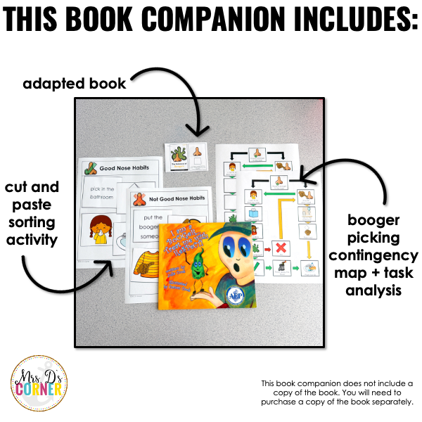 I Am a Booger Treat Me With Respect Book Companion | 3 extension activities