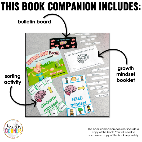 Bubble Gum Brain Book Companion | 3 extension activities