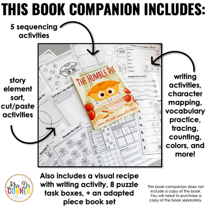 The Humble Pie Book Companion | Jory John Story Extension Activities