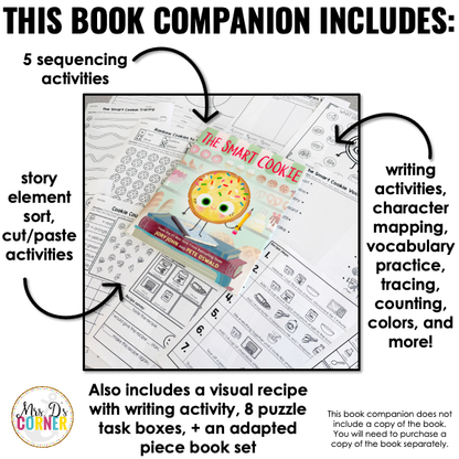 The Smart Cookie Book Companion | Jory John Story Extension Activities