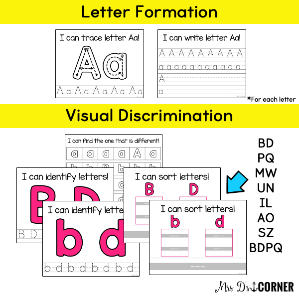 Letters of the Alphabet Adapted Work Binder® | Letter of the Day AWB