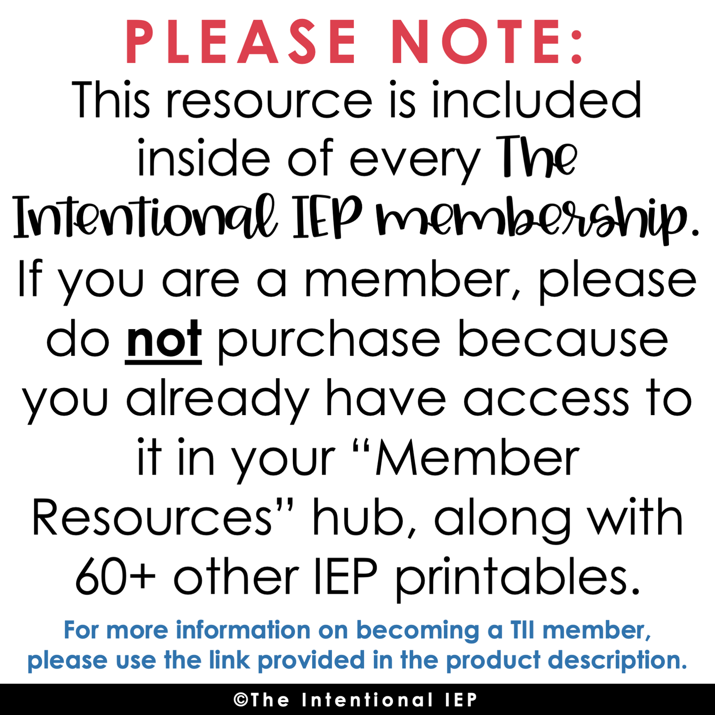 IEP Placement Determination Form and LRE Poster | Printable