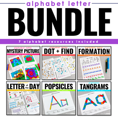 Alphabet Letter Recognition + Formation Bundle | 7 Resources Included