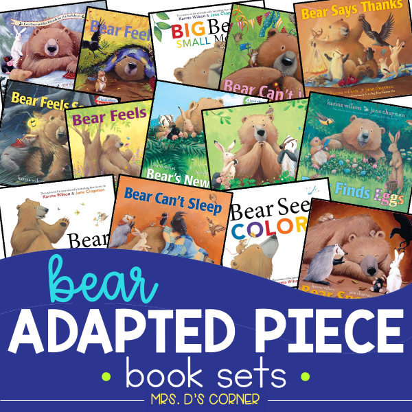 Bear Bundle Adapted Piece Book Set [ 14 book sets included! ]