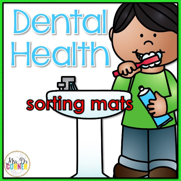 Dental Health Sorting Mats | Sorting Activity for Healthy and Cavity Teeth