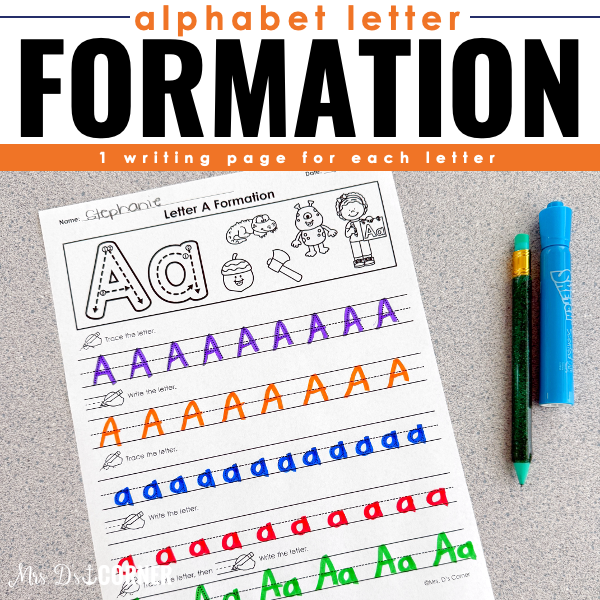 Alphabet Letter Recognition + Formation Bundle | 7 Resources Included