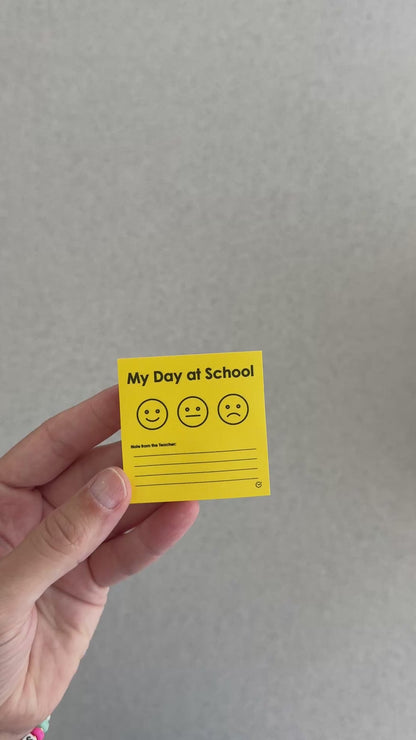 My Day At School Sticky Note Pad | 50 Sheets
