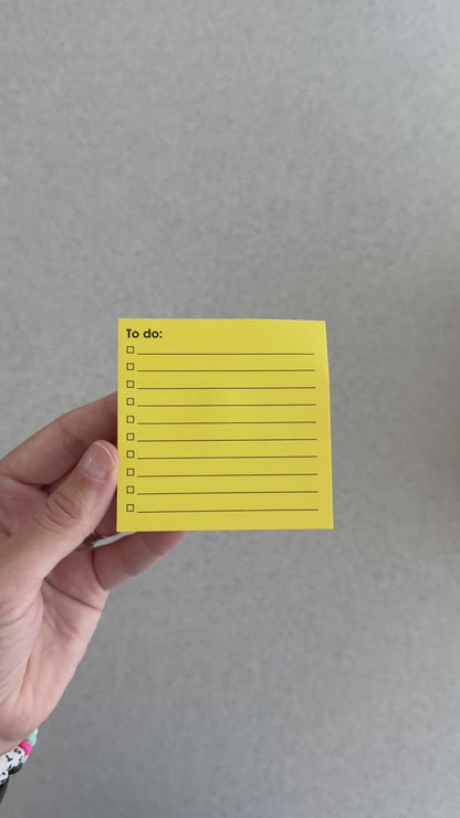 To Do List Sticky Note Pad | 50 Sheets