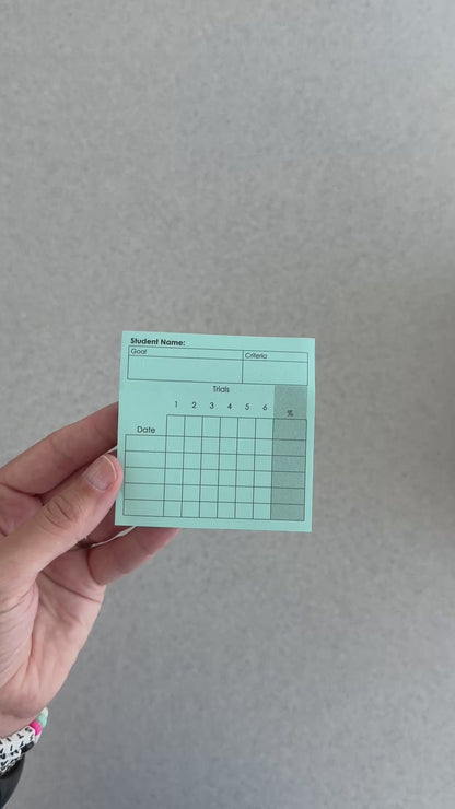 IEP Goal Progress Sticky Note Pad | 50 Sheets