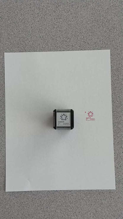 Completed in Self-inking Rubber Stamp | Mrs. D's Rubber Stamp Collection
