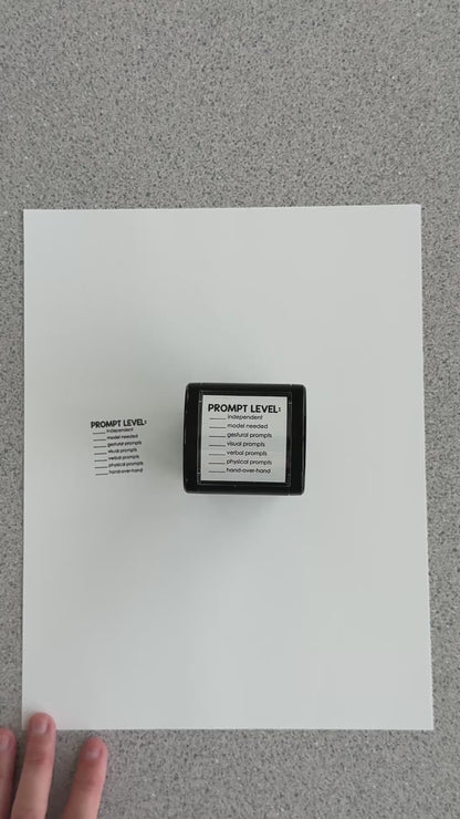 Prompt Level Self-inking Rubber Stamp | Mrs. D's Rubber Stamp Collection