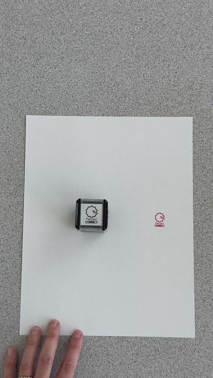 Percent Correct Self-inking Rubber Stamp | Mrs. D's Rubber Stamp Collection