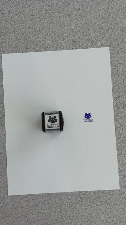 Completed in Inclusion Self-inking Rubber Stamp | Mrs. D's Rubber Stamp Collection