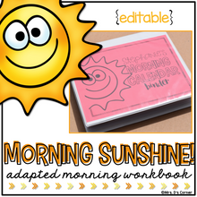 Load image into Gallery viewer, Morning Adapted Work Binder® (for Special Needs) | Adapted Morning Work