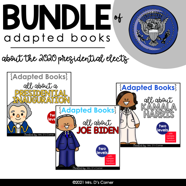 Bundle of 2020 Presidential Adapted Books | Digital + Printable