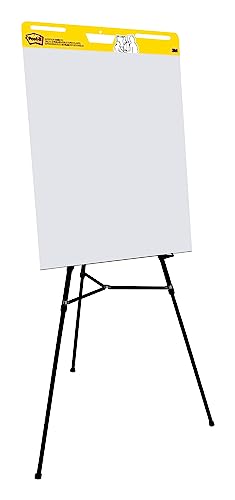 Post-it Super Sticky Easel Pad, 25 in x 30 in, White, 30 Sheets/Pad, 2 Pad/Pack, Large White Premium Self Stick Flip Chart Paper, Super Sticking Power (559)