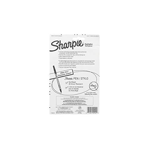 Sharpie 1780477 Gel Highlighter, Bullet Tip, Assorted Colors, 4 per Set