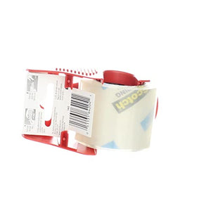 Scotch Heavy Duty xdwjhV Shipping Packaging Tape, 1.88 x 800 Inches (142), Clear Tape, Red Dispenser (Pack of 2)
