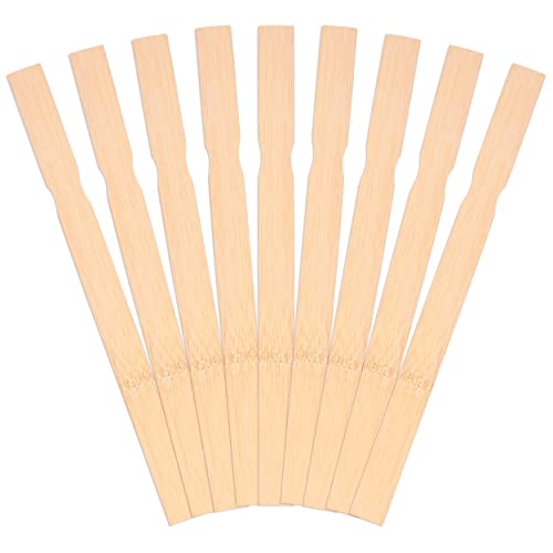ANTETOK Paint Sticks - Wooden Paint Stir Sticks 10 Inch,Pack of 100 Wooden  Mixing Paddles for Epoxy or Resin, Garden or Library Markers