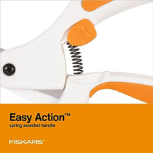 Load image into Gallery viewer, Fiskars Premier No. 8 Easy Action Sewing and Crafting Scissors  - Spring Action Fabric &amp; Craft Scissors - White 10-Inches