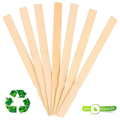 ANTETOK Paint Sticks 12 Inch - Wooden Paint Stir Sticks Wooden Mixing Paddles,Large Popsicle Sticks for Crafts,Pack of 50