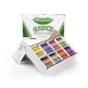 Crayola Crayon Classpack - 400ct (8 Assorted Colors), Large Crayons for Kids, Bulk Classroom Supplies for Teachers, Back to School, Ages 3+
