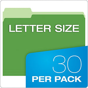 Pendaflex Letter Size File Folders with InfoPocket (Pack of 30)