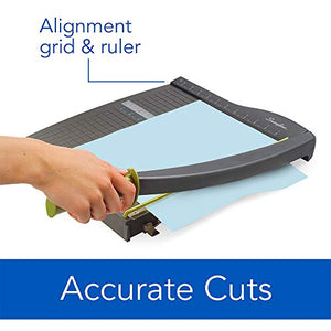 Swingline Paper Cutter, Guillotine Trimmer, 12" Cut Length, 10 Sheet Capacity, ClassicCut Lite (9312)