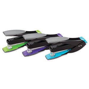Swingline Stapler, SmartTouch Desktop Stapler, Reduced Effort, 25 Sheets, Half Strip, Assorted Colors - Color Selected for You (S7066515B)