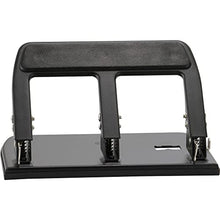 Load image into Gallery viewer, Office mate Heavy Duty 3 Hole Punch with Padded Handle, 40-Sheet Capacity, Black (90089)