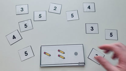 Composing and Decomposing to 10 Work Bin Task Cards | Centers for Special Ed