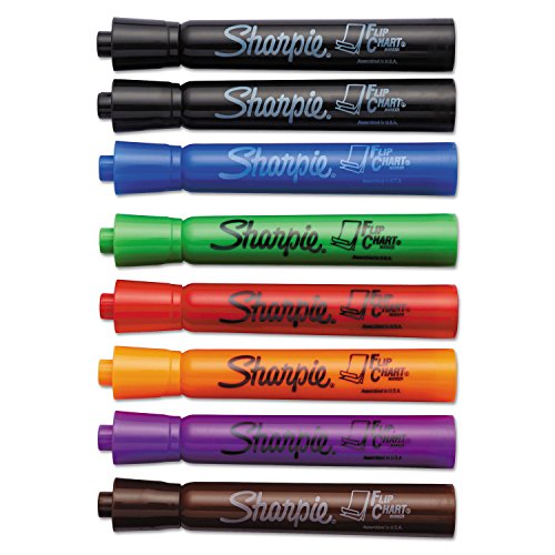Sharpie 22478 Flip Chart Markers Bullet Tip Eight Colors 8/Set