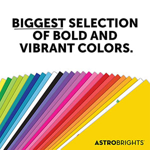 Neenah Astrobrights® Bright Color Paper, Letter Size Paper, 24 lb, Assorted Colors, 500 Sheets