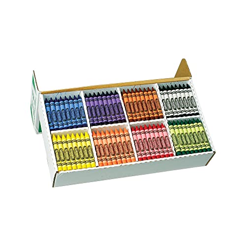 408 Count Bulk Crayon Class Pack Assortment (Premium, 8 Colors, Full S –  203 Brands