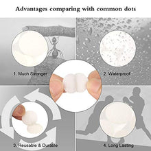 Load image into Gallery viewer, Self Adhesive Dots,1100pcs(550 Pairs) 0.59&quot; Diameter Strong Sticky Back Hook Nylon Coins, 15mm Loop Strips with Waterproof Glue Tapes, Perfect for School Classroom,Office, Home(White)