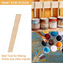 Load image into Gallery viewer, ANTETOK Paint Sticks 12 Inch - Wooden Paint Stir Sticks Wooden Mixing Paddles,Large Popsicle Sticks for Crafts,Pack of 50