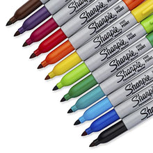 Load image into Gallery viewer, SHARPIE Color Burst Permanent Markers, Fine Point, Assorted Colors, 24 Count