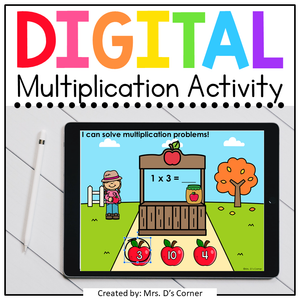 Solving Multiplication Problems Digital Activity | Distance Learning