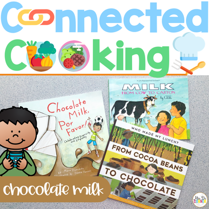 Connected Cooking Chocolate Milk Unit | Interactive Read Aloud, Visual Recipe