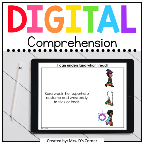 Halloween Comprehension Digital Activity | Distance Learning