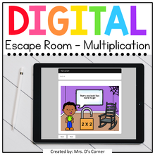 Load image into Gallery viewer, Halloween Multiplication Escape Room Digital Activity | Distance Learning